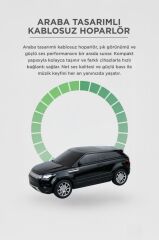 Bluetooth Hoparlör Suv Araba Tasarımlı 16W FM USB Selfie Speaker D88 Siyah