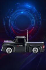 Torima D44 Siyah Kamyon Bluetooth Hoparlör FM-USB-TF Destekli Güneş Enerjili Speaker
