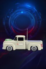 Torima D44 Bej Kamyon Bluetooth Hoparlör FM-USB-TF Destekli Güneş Enerjili Speaker