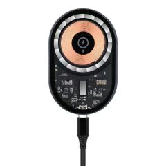 Torima W13 Kablosuz Araç İçi Telefon Tutucu Ve Telefon Şarj Cihazı Siyah