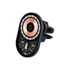 Torima W13 Kablosuz Araç İçi Telefon Tutucu Ve Telefon Şarj Cihazı Siyah