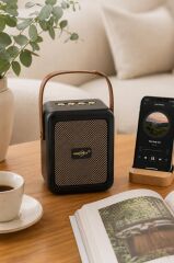 Bluetooth Speaker Kablosuz Hoparlör  USB Girişli Şarjlı Hoparlör GTS-2201 Siyah