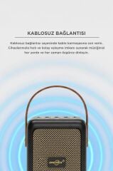 Bluetooth Speaker Kablosuz Hoparlör  USB Girişli Şarjlı Hoparlör GTS-2201 Siyah