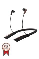 Bluetooth Kulaklık Kulak İçi Boyuna Asılabilir Kablosuz Kulaklık TB01 Siyah