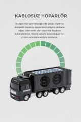 Torima Bluetooth Hoparlör Güneş Enerjili Tır Tasarımlı FM USB AUX Speaker D45 Siyah