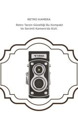 Mini Retro Dijital Fotoğraf Makinesi Video Kamera 1080P CMR44 Siyah