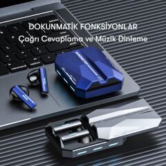 Bluetooth Kulaklık Kulak İçi Oyuncu Kulaklık Airmars XKT11 Beyaz