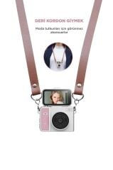 Mini Dijital Kamera Video Kamera 2K Flip Ekranlı CMR46 Pembe