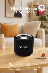 Bluetooth Kablosuz Taşınabilir Hoparlör D12 Siyah