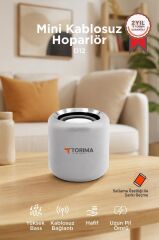 Bluetooth Hoparlör Taşınabilir Speaker D12 Gümüş