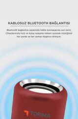 Bluetooth Hoparlör Taşınabilir Speaker D12 Kırmızı