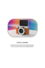 Dijital Kamera 5K Selfie Fotoğraf Video Vlog Kamerası CMR45 Turuncu