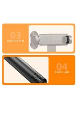 Tripod Çok Amaçlı Kumandalı Selfie Çubuğu C10 Siyah