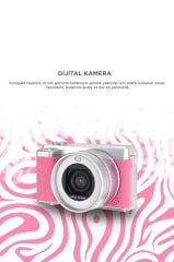 Dijital Fotoğraf Video Kamera Wifi 5K CMR45 Pembe