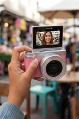 Dijital Kamera 5K Selfie Fotoğraf Video Vlog Kamerası CMR45 Pembe