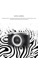 Dijital Fotoğraf Video Kamera Wifi 5K CMR45 Siyah