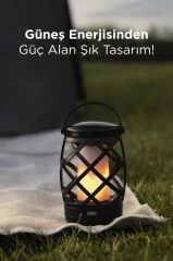 Nostaljik Retro Pilli Led Işıklı Gece Lambası LW40 Siyah