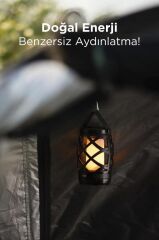 Nostaljik Retro Pilli Led Işıklı Gece Lambası LW40 Siyah