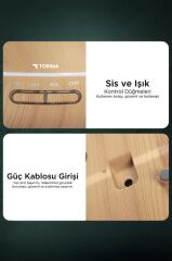 Torima SL-168 Ahşap Humidifier Hava Nemlendirici Ledli Aroma Terapisi Dekoratif Buhar Makinesi