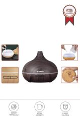 Torima SL-168 Koyu Ahşap Humidifier Hava Nemlendirici Ledli Aroma Terapisi Dekoratif Buhar Makinesi