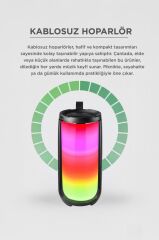 Bluetooth Hoparlör Rgb Işıklı Speaker PLUSE5 Siyah