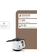 Buharlı Temizleyici Halı ve Koltuk Yıkama Cam Zemin Mutfak Temizleme Buhar Makinesi CX002B+CB902A