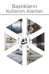 Buharlı Temizleyici Halı ve Koltuk Yıkama Cam Zemin Mutfak Temizlme Buhar Makinesi CX002B+CB902A