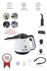 Buharlı Temizleyici Halı ve Koltuk Yıkama Cam Zemin Mutfak Temizlme Buhar Makinesi CX002B+CB902A