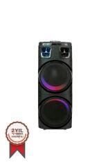 Torima BTS-1708 Taşınabilir Rgb Ledli Bluetooth Hoparlör Usb-Tf Siyah
