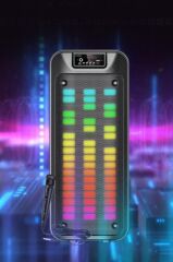 Torima GTS-1852 Taşınabilir Rgb Ledli Bluetooth Hoparlör Usb-Tf Siyah