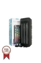 Torima GTS-1852 Taşınabilir Rgb Ledli Bluetooth Hoparlör Usb-Tf Siyah