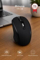 Mouse Optik Kablosuz Fare TM08 Siyah