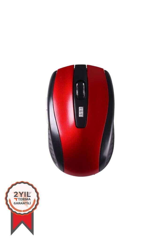 Torima TM-08 Kablosuz Yan Tuşlu Kırmızı Optik Mouse