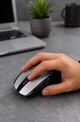 Mouse Optik Kablosuz Fare TM08 Gümüş