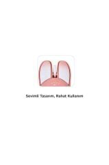 Kablosuz Tavşan Kulaklı Sessiz Mouse 1200 DPI Optik Kablosuz Fare Torima TM-21 Pembe
