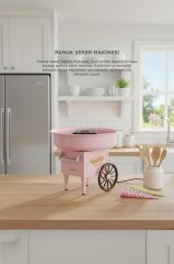 Torima Ev Tipi Pamuk Şeker Makinesi TCCM01 Pembe