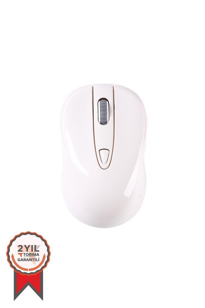 Mouse Ergonomik Kablosuz Optik Fare TM11 Beyaz