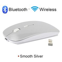 Mouse Sessiz Ergonomik Rgb Işıklı Kablosuz Optik Fare TM12 Beyaz