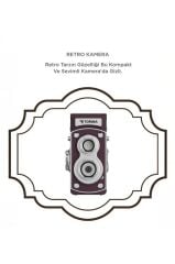 Mini Retro Dijital Fotoğraf Makinesi Video Kamera 1080P CMR44 Mor