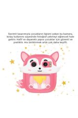 Dijital Fotoğraf Makineleri Çocuk Termal Resim Baskılı Yazıcı Kamera Video Makinesi CMR20 Pembe