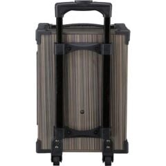 Bluetooth Hoparlör Mikrofonlu Kumandalı Işıklı Speaker LT-910 Siyah