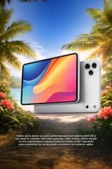 Android Tablet Kalem Klavye Mouse Full Set SIM Kartlı BTK Kayıtlı 10.1 İnç T17 Pro Max Gümüş