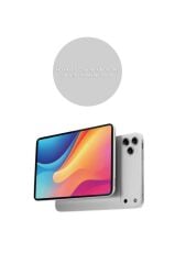 Android Tablet Kalem Klavye Mouse Full Set SIM Kartlı BTK Kayıtlı 10.1 İnç T17 Pro Max Gümüş