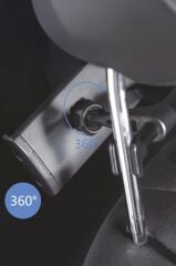 Telefon Tutucu Ayarlanabilir Arka Koltuk Oto Aksesuarları JX050 Siyah