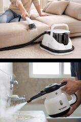 Buharlı Temizleyici Halı ve Koltuk Yıkama Cam Zemin Mutfak Temizleme Buhar Makinesi JJB747II+CB902A